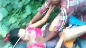 Passionate lovers get caught in the act of making love