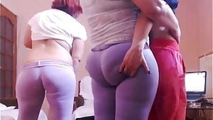 Three Hot Big Booty being Naughty on Cam