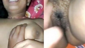 Watch a sexy Bengali bhabi with a hairy pussy in action