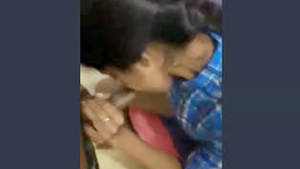 Sexy Indian college girl gives a blowjob to her boyfriend