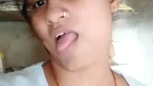 Busty bhabhi flaunts her breasts and pussy