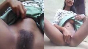 Busty Indian beauty pleasures herself in XXX way