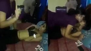 Desi friends explore their lesbian desires in a steamy video