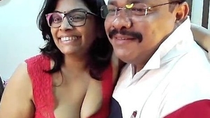 Fatty aunty with big boobs loves on cam