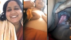 Hot Bengali MILF unveils her naked body and pussy on camera