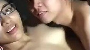 Elder sister and younger brother have sex in home alone video