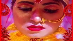 Dual babes in wedding shoot get naughty and uncut