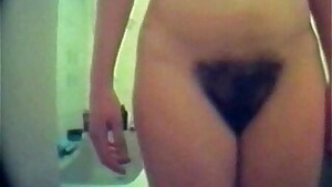 Very Hairy Pussy fuck with ODd Sized Saggers Caught