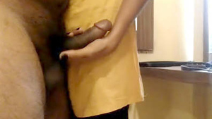 MMS clips collection: A hot couple's steamy affair in a big set