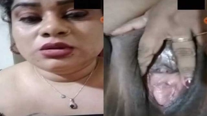 A curvy Indian woman with a large vagina is vigorously penetrated