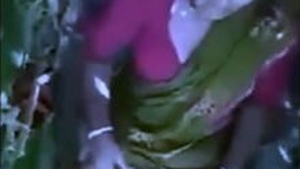 Desi bhabi gets fucked by old man in field while he watches