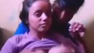 Sister and brother share a big boobed sister's boobs