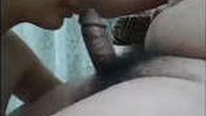 Passionate couple engages in intense sexual encounter after marriage