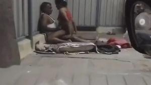 Cheating Indian woman gets spied on and rides on driver's stick