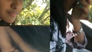 MMS car fucking session with an adorable gal