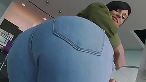 Big ass rimmed slut fuck