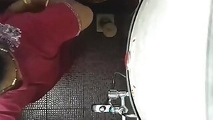 XXX Hiddem cam in village as Desi bhabi nude bath