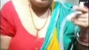 village aunty hot expose
