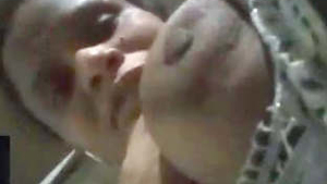 Indian housewife in video call