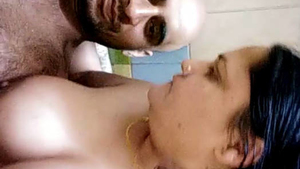 Indian couple's sensual dance and husband's boob sucking in HD