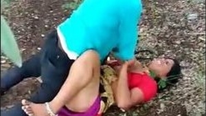 Desi Randi gets caught in the act of outdoor fucking