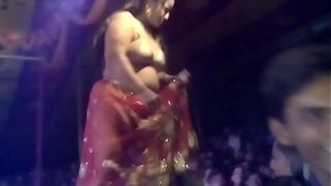 Vedio of a Telugu babe dancing in an ancient village