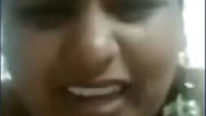 Tamil wife video call with her husband