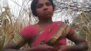Rural couple gets frisky in the woods