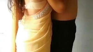 Kavita Bhabhi Giving Handjob In saree And Sucking and riding Dick