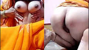 Two separate videos of a village bhabhi who is not pleased