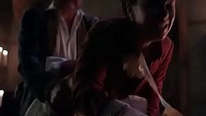 Intense bareback finger fucking with a sexy maid