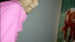 Indian couple shares passionate kisses and performs oral sex