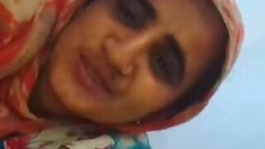 Desi village bhabi fingering her pussy selfie video making