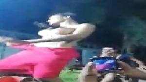 Sexy Hijra Stripping On Stage During Record Dance Night