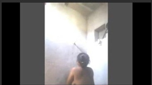 Razia's sensual shower scene with erotic overtones