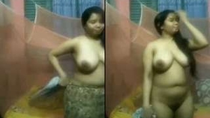 Uninhibited village girl bares it all in a steamy video