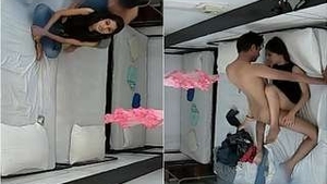 Sensual Lankan babe Sagarika gets intimate with her lover