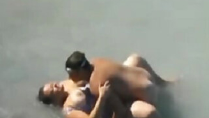 BBW Goa aunty enjoys outdoor sex on the beach with black lover