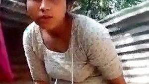 Bangladeshi Girl nude Bathing solo selfie