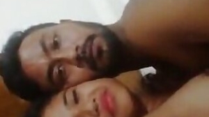 Beautiful couple fucking her ass with her husband