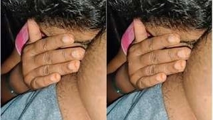 Tamil wife gives a blowjob to her husband