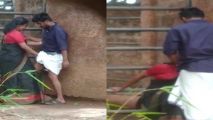 Daring South Indian lovers have sex in public