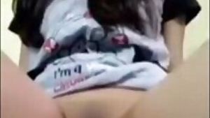 Cute girl fingering