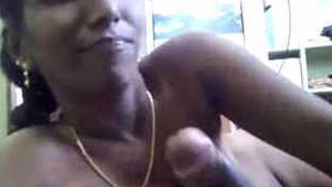 Indian woman satisfied by partner's penis