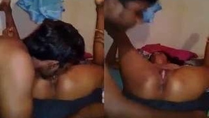Sri Lankan Tamil wife gets her pussy licked and fucked