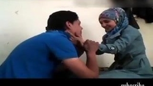 Arab home naked couple enjoys hot sex with each other