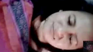 A girl with big butt masturbates on video call
