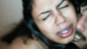 A stunning girl gets pounded hard by her boyfriend