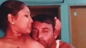 Sexy boobed Bangladeshi bhabhi stripping with her husband