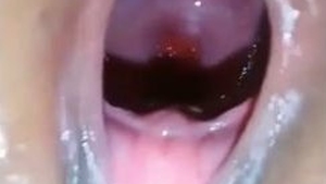 White pussy on display